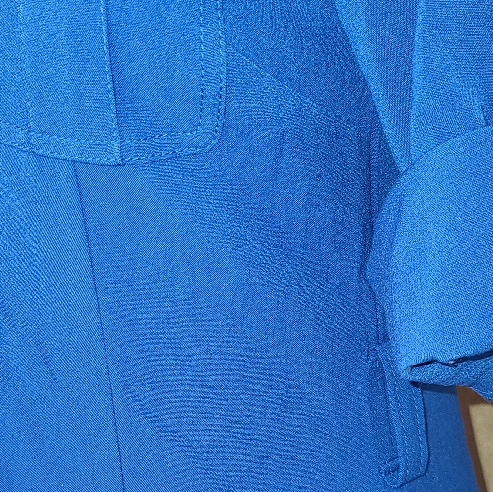 Michael Kors blue XS zipper dress - Picture 4 of 5